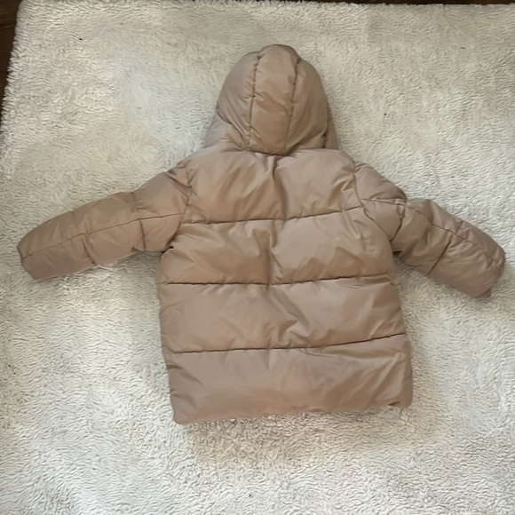 Zara Kids Tan Puffer Jacket - Picture 2 of 4